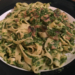 Experiment Fastenzeit: Bandnudeln mit Spinat und Champignons am Tag 42