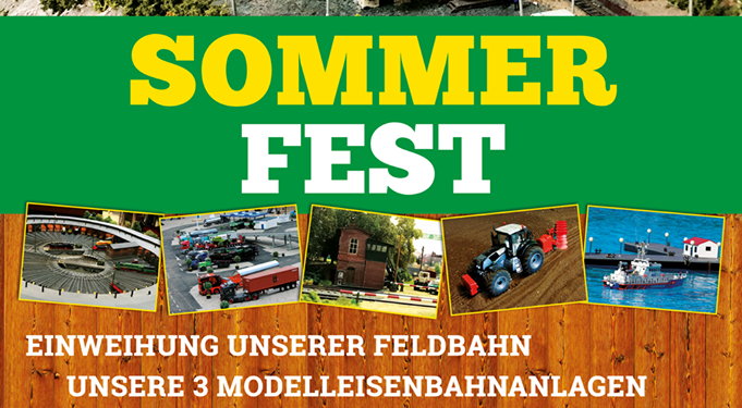Sommerfest mit Modellbahnflohmarkt