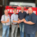 Schleswig-Holstein Netz spendet drei Kohlenmonoxid-Warner im Wert von 450 Euro an die freiwillige Feuerwehr Kuddewörde
