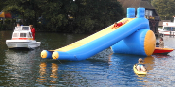 Ratzeburger Wasserrutsche im ‚Krankenlager‘