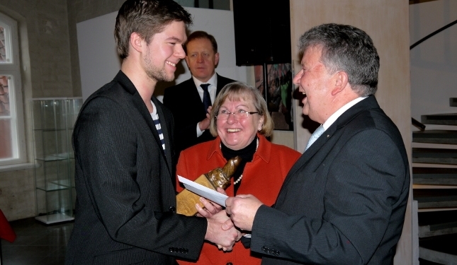 Neujahrsempfang in Mölln: Felix Wätge ist Jugendehrenamtspreisträger 2015