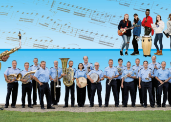 Feierliche Vereidigung junger Bundespolizisten und großes Frühjahrskonzert in der Ratzeburger Riemannhalle