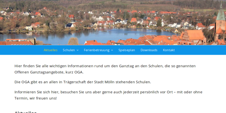 Neue Homepage für Offene Ganztagsschulen in Mölln