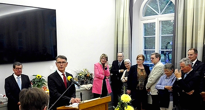 Bürgermeister Rainer Voß nach zwölf Jahren Dienstzeit verabschiedet