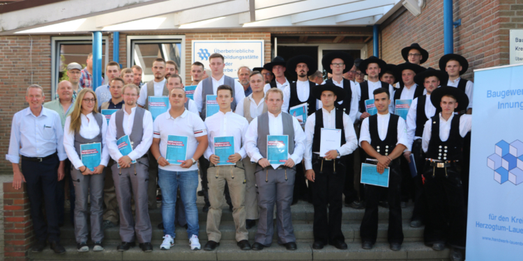 Freisprechung 2019 im lauenburgischen Baugewerbe
