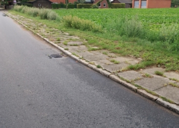 Neuverlegung Stromkabel in der Ortsdurchfahrt Klempau