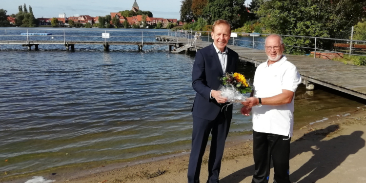 Abschied vom Luisenbad: Peter Zingelmann hängt die Trillerpfeife an den Nagel