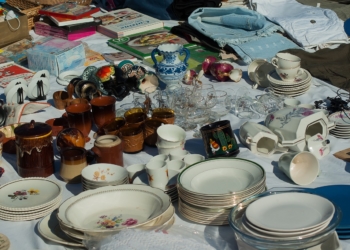 Straßenflohmarkt in Ritzerau