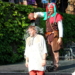 Nasse Narren auf dem Marktplatz