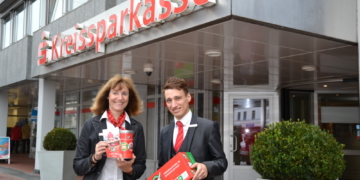 Sammelpunkte für ‚Weihnachten im Schuhkarton‘ jetzt auch bei der Kreissparkasse