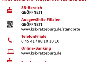 Kreissparkasse schließt präventiv einzelne Filialen