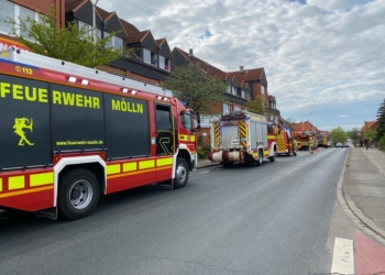 Bereits vier Einsätze für die freiwillige Feuerwehr Mölln an den ersten zwei Maitagen