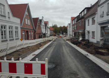 Gute Baufortschritte in der Ratzeburger Domstraße