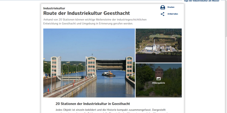 Industriekultur: Geesthacht stellt die vierte Route in der Metropolregion Hamburg vor
