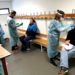 Corona-Schnelltestzentrum auf dem Möllner Schulberg hat Arbeit aufgenommen