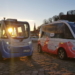 Automatisiert fahrende Shuttles rollen wieder – ab jetzt in blau und rot