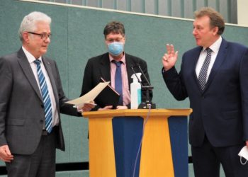 Olaf Schulze als Bürgermeister vereidigt