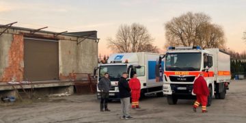 Hilfsgüter aus dem Kreis für ukrainische Flüchtlinge in Polen 