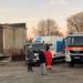 Hilfsgüter aus dem Kreis für ukrainische Flüchtlinge in Polen 