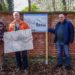 Neue Elbbrücke bei Lauenburg – Informationstafeln an den Westtrassen