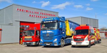 Ratzeburger Feuerwehr transportiert Hilfsgüter ins polnische Sopot