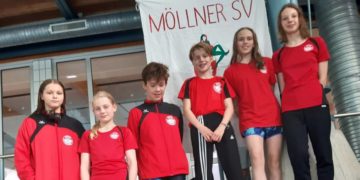 Sechs Möllner bei der Norddeutschen Meisterschaft im Schwimmerischen Mehrkampf