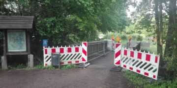 Brücke am Rundweg des Kleinen Küchensees wird erneuert