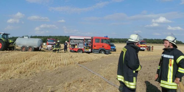 Großalarm für 8 Feuerwehren