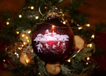 Vorweihnachtliche Events in einer Broschüre
