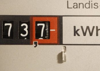 Jahresablesung der Energieverbräuche