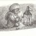 Weihnachtskarte mit Motiv von A. Paul Weber