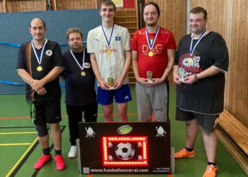 Inklusionsturnier mit Fußballern des Lebenshilfewerks