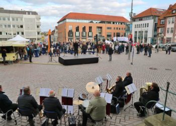 Ministerpräsident Günther zum Wahlkampf in Ratzeburg