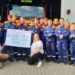 Konfirmanden unterstützen Jugendfeuerwehr Nusse