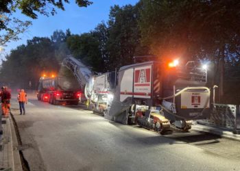 Erneuerung von Fahrbahndecken abgeschlossen