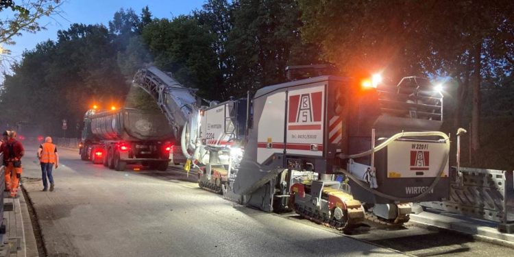 Erneuerung von Fahrbahndecken abgeschlossen