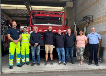 Ratzeburgs Feuerwehrkameraden im belgischen Partnerstadt Walcourt