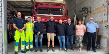 Ratzeburgs Feuerwehrkameraden im belgischen Partnerstadt Walcourt