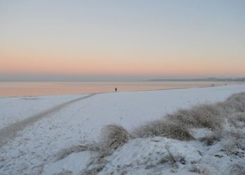 Bernstein am Ostseestrand