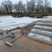 Skatepark vor der Fertigstellung