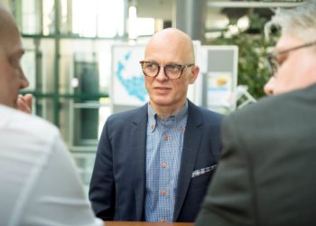 Bürgervorsteher Arne Ertelt in der Bürgersprechstunde