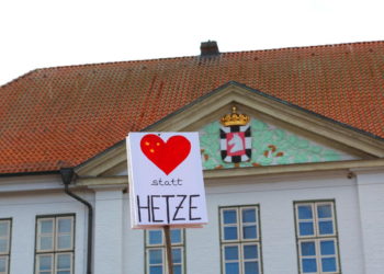 Zeichen gegen Rechts in Ratzeburg