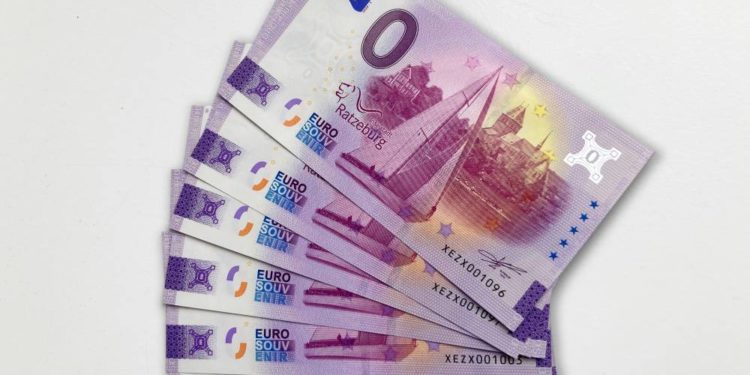 Ab sofort erhältlich: Der Null-Euro-Schein der Inselstadt Ratzeburg
