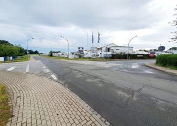 Gefahr an der Kreuzung K17/Industriestraße in Schwarzenbek