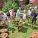 Im Garten der Diakonie Lauenburg wird bald Brot gebacken
