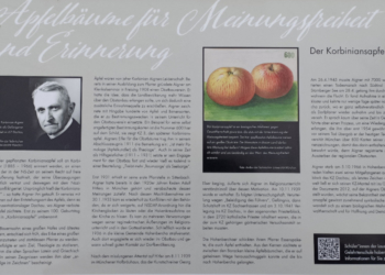 Wanderung zu den Korbinians-Apfelbäumen für Meinungsfreiheit und Erinnerung