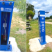 Neue Fahrrad Reparaturstation in Berkenthin am Kanal