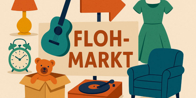 Flohmarkt auf dem Brink im Kankelauer Rundling