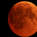 Roter Mond über dem Fliegenberg
