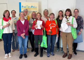 Neun neue Familienpatinnen starten ins Ehrenamt
